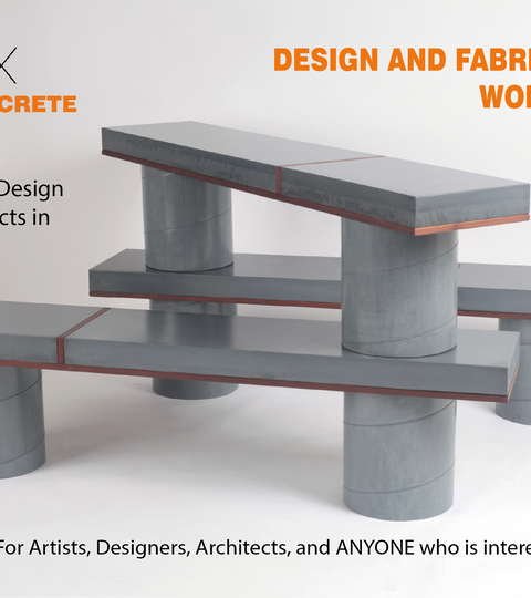Concrete Design and Fabrication Workshop - In-Person - March 24-26 2023