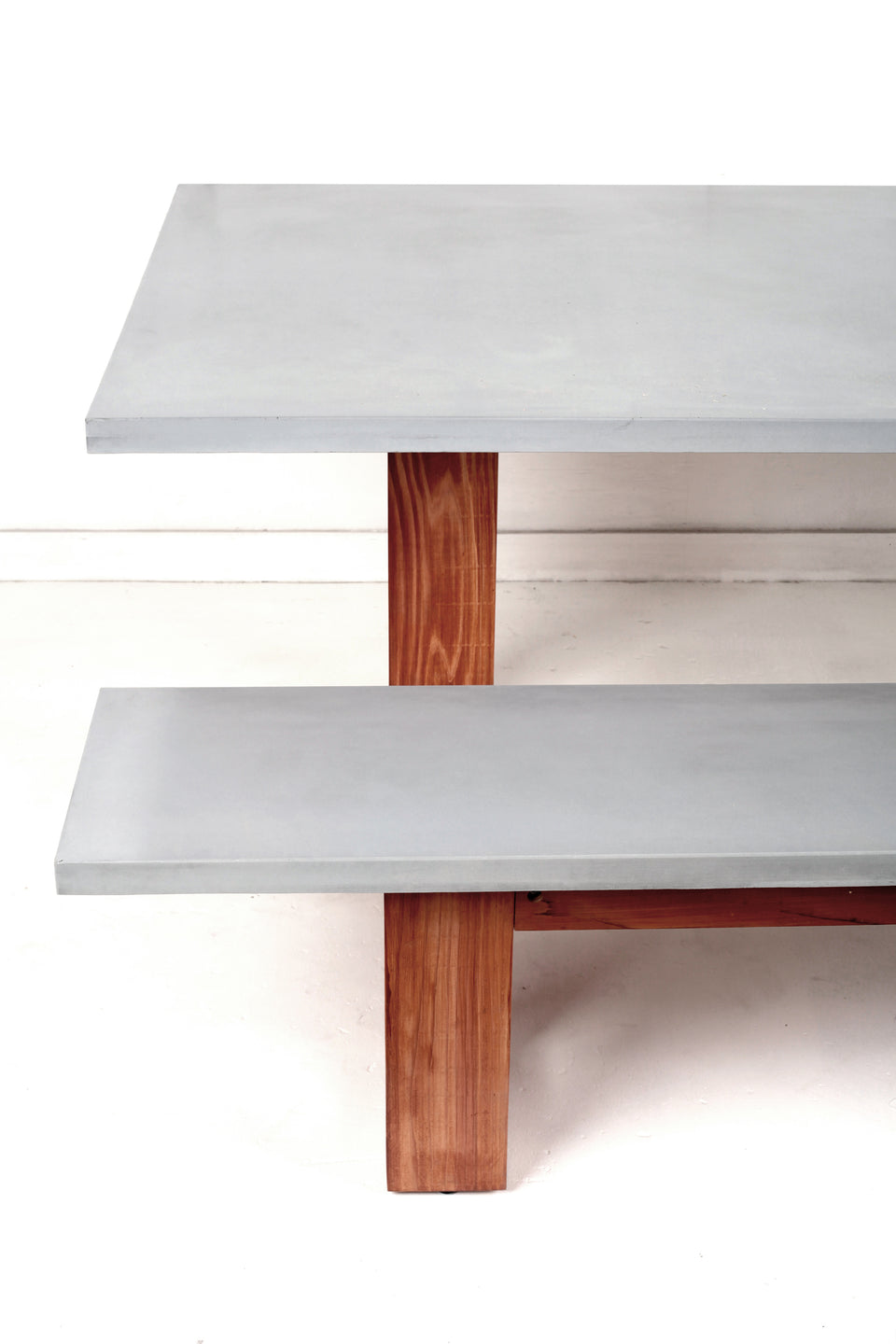 Concrete Dining and Bench Set