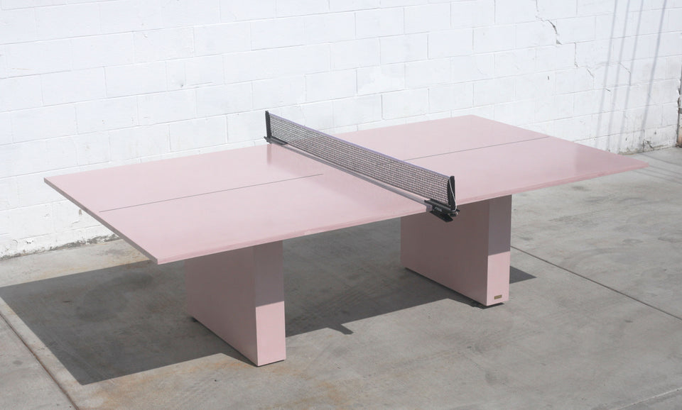 Modern Concrete Ping Pong Dining Table Outdoor Multifunctional Art