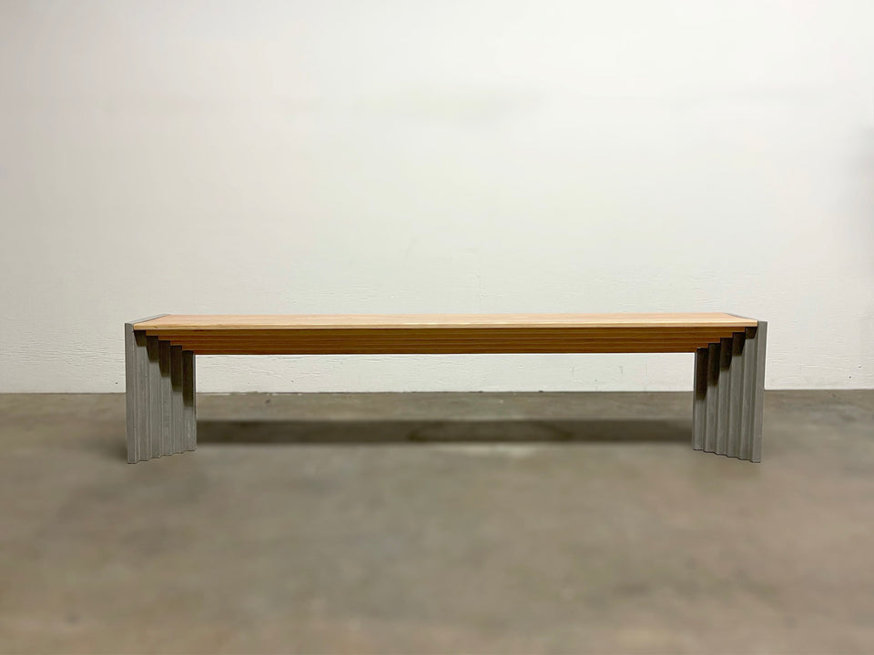 Concrete Bench Indoor/outdoor Machu Picchu, Handmade, Waterproof, Customizable Dim, Modern Luxury landscape furniture Ideas, Exterior design
