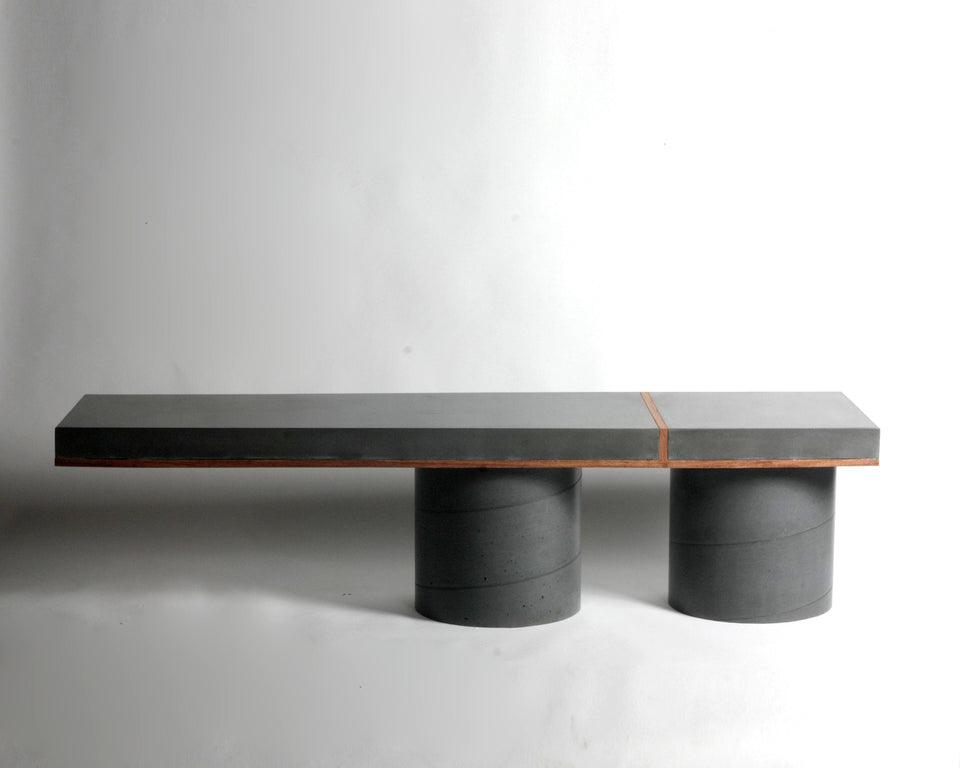Concrete Bench Indoor/Outdoor Slab Design