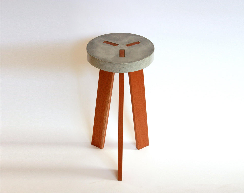 Concrete Stool Y design