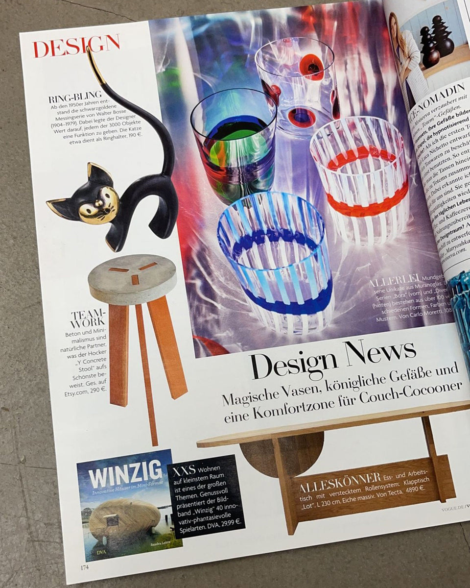 Concrete Stool, Published on Deutsch Vogue Magazine Germany 2017