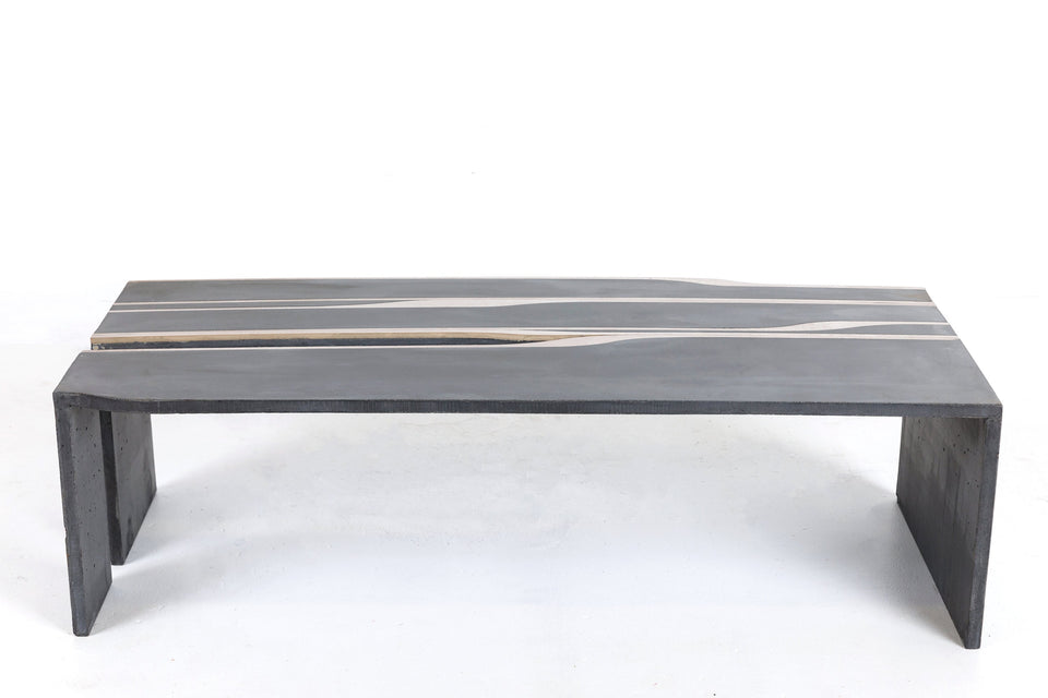 Water Jet Concrete DRIP Concrete Coffee Table