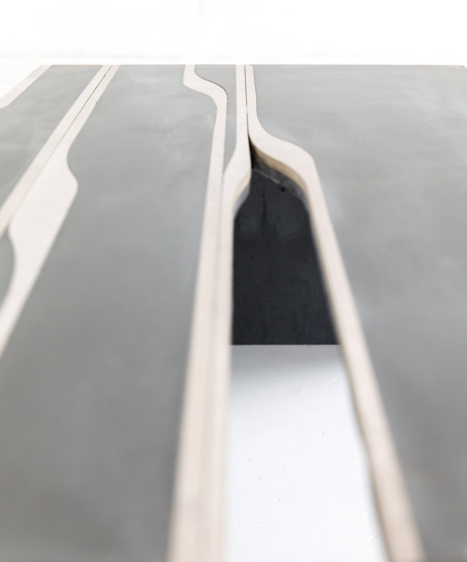 Water Jet Concrete DRIP Concrete Coffee Table