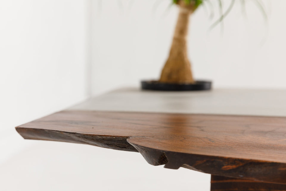 Concrete Tree Coffee Table with built-in Plant Pot, indoor and outdoor coffee table, handmade, Modern/unique coffee Table, Custom size table
