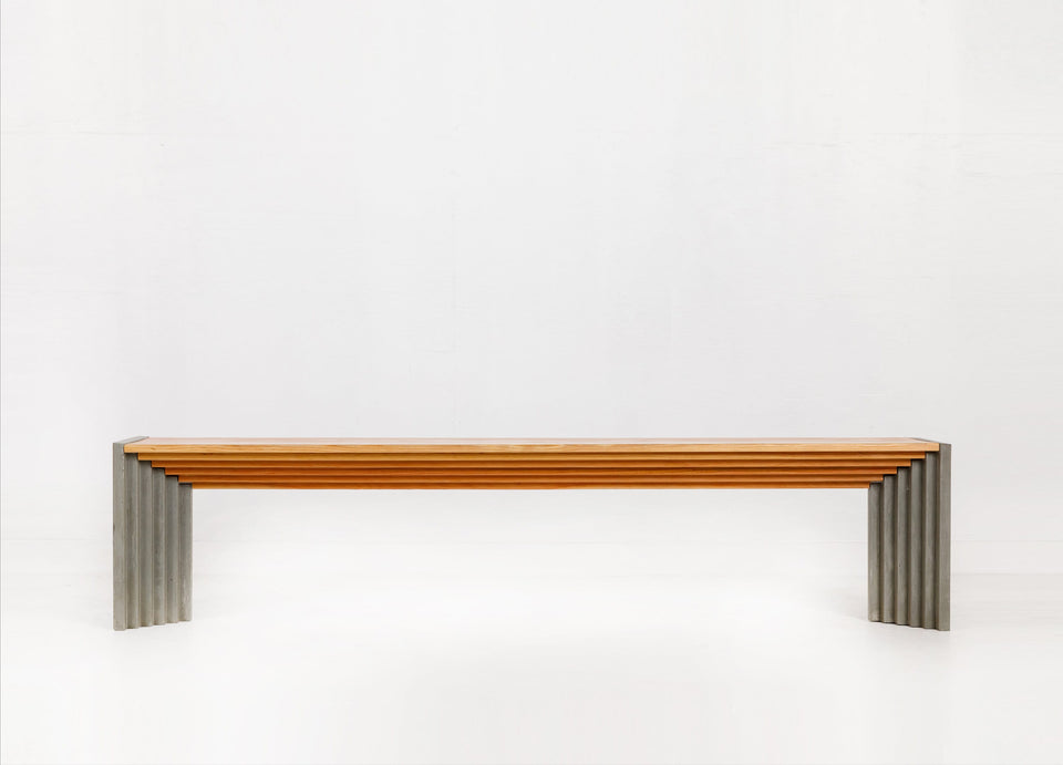 Concrete Bench Indoor/outdoor Machu Picchu, Handmade, Waterproof, Customizable Dim, Modern Luxury landscape furniture Ideas, Exterior design