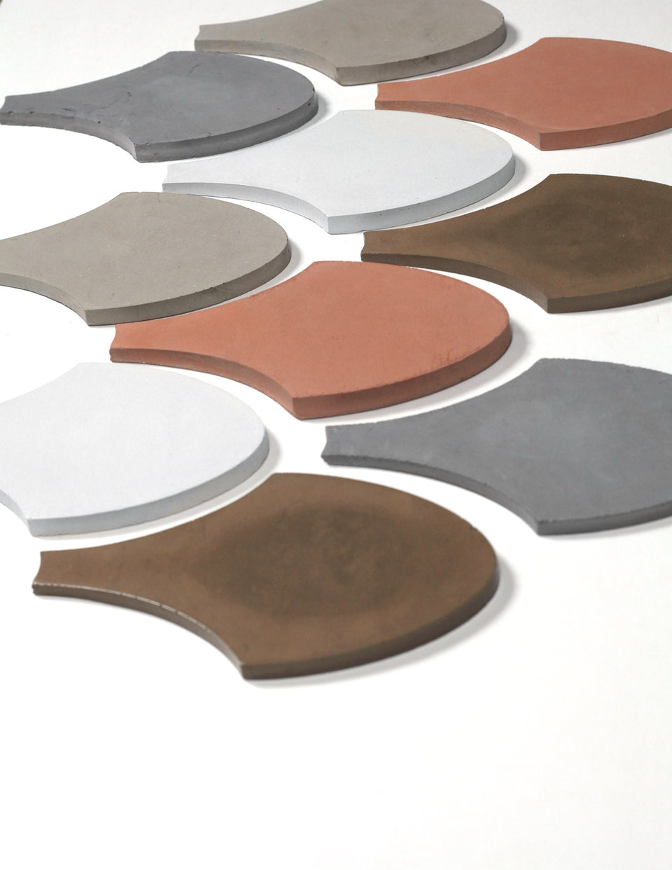 Rain Drop Shaped Concrete Tile Custom Set