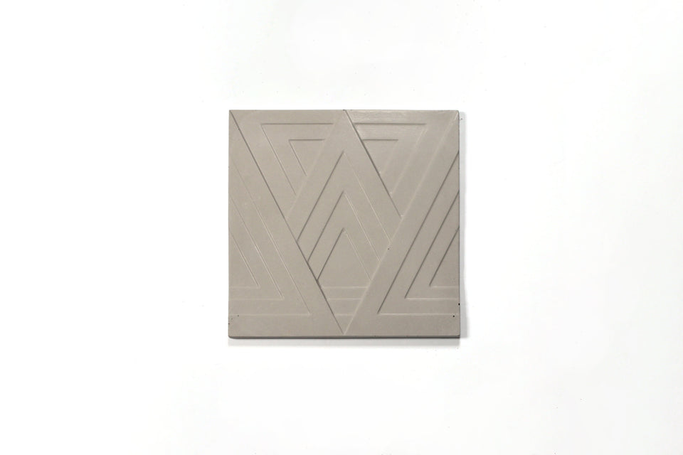 Modern 3D Triangle Design Concrete Wall Tile, Wall Panels for Modern and Unique Bath and kitchen Decor-Waterproof Panels, rustic style.