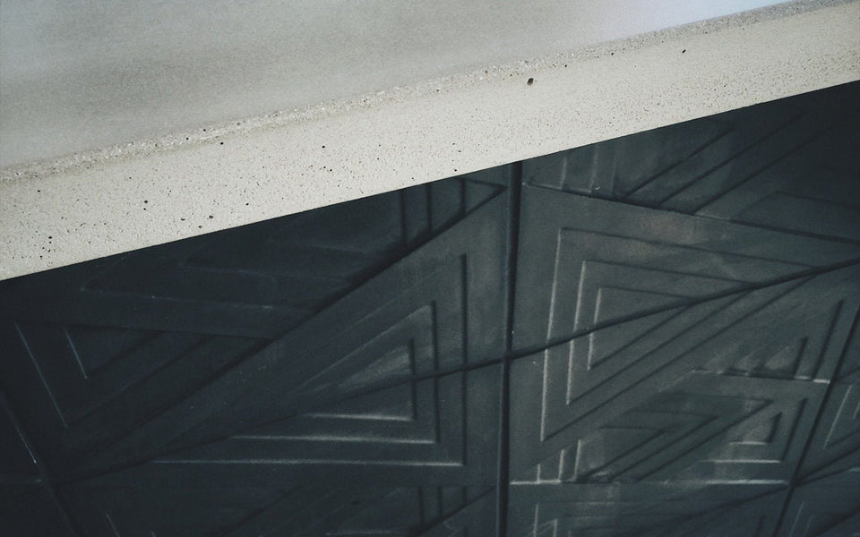Modern 3D Triangle Design Concrete Wall Tile, Wall Panels for Modern and Unique Bath and kitchen Decor-Waterproof Panels, rustic style.