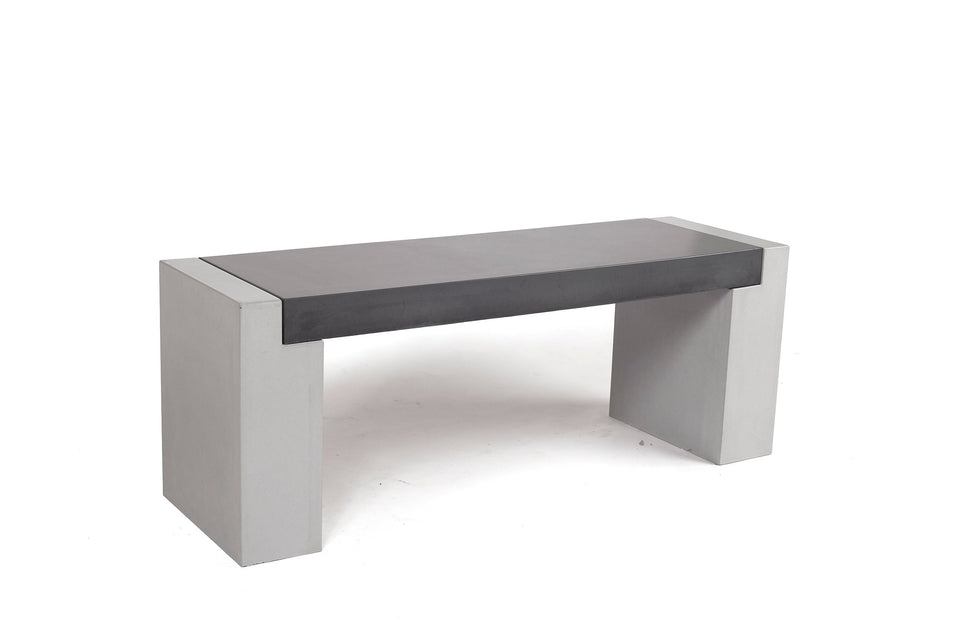 Minimal Concrete Bench Bridge, Handmade, UHPC, Waterproof, Customizable Dim, Modern Luxury landscape furniture Ideas, Exterior design
