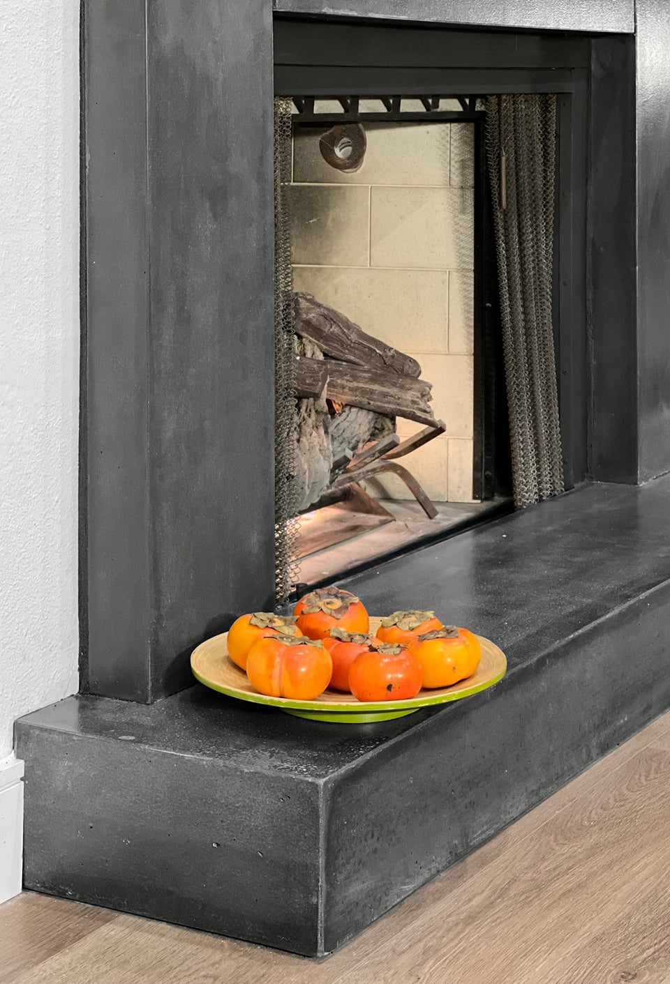 Custom Made Modern Concrete Fireplace | Handmade UHPC, Fiberglass Reinforced | Elevate Your Living Space with Style and Functionality!