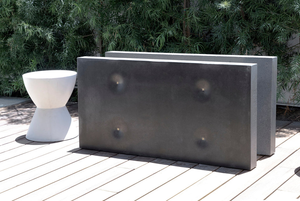 Outdoor Concrete Firepit Cushion Design, Landscape Furniture, durable furniture for outside, modern furniture, waterproof, UHPC.
