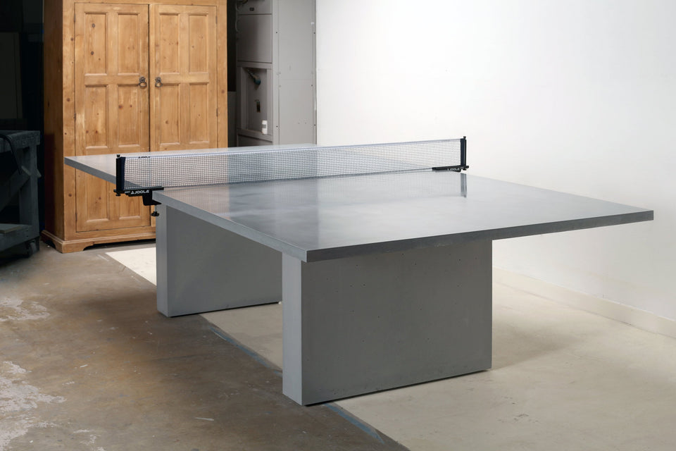 Concrete ping pong table, tennis table, outdoor furniture, modern design, convertible dining table, multifunction table, landscape furniture