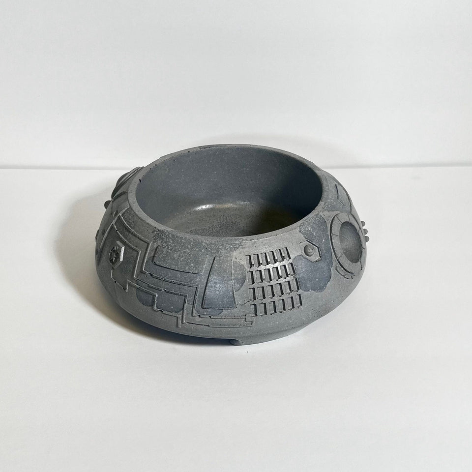 UFO concrete pet bowl, Minimal Concrete Cat bowl, custom dog bowl, water bowl,cat food bowl, feeding bowl, cat feeder, Gift Idea,Kitten Dish