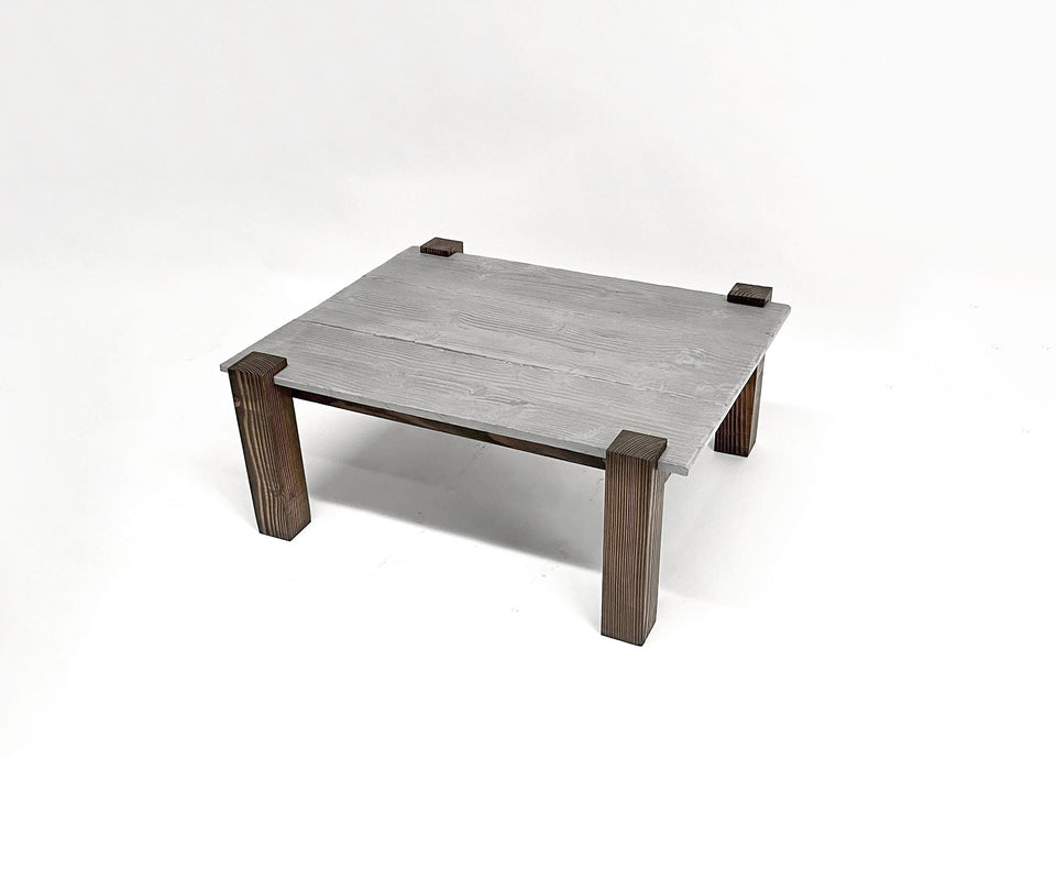 Concrete Wood Coffee Table, indoor and outdoor coffee table, handmade, Modern and unique coffee Table, Custom size table. interior design.