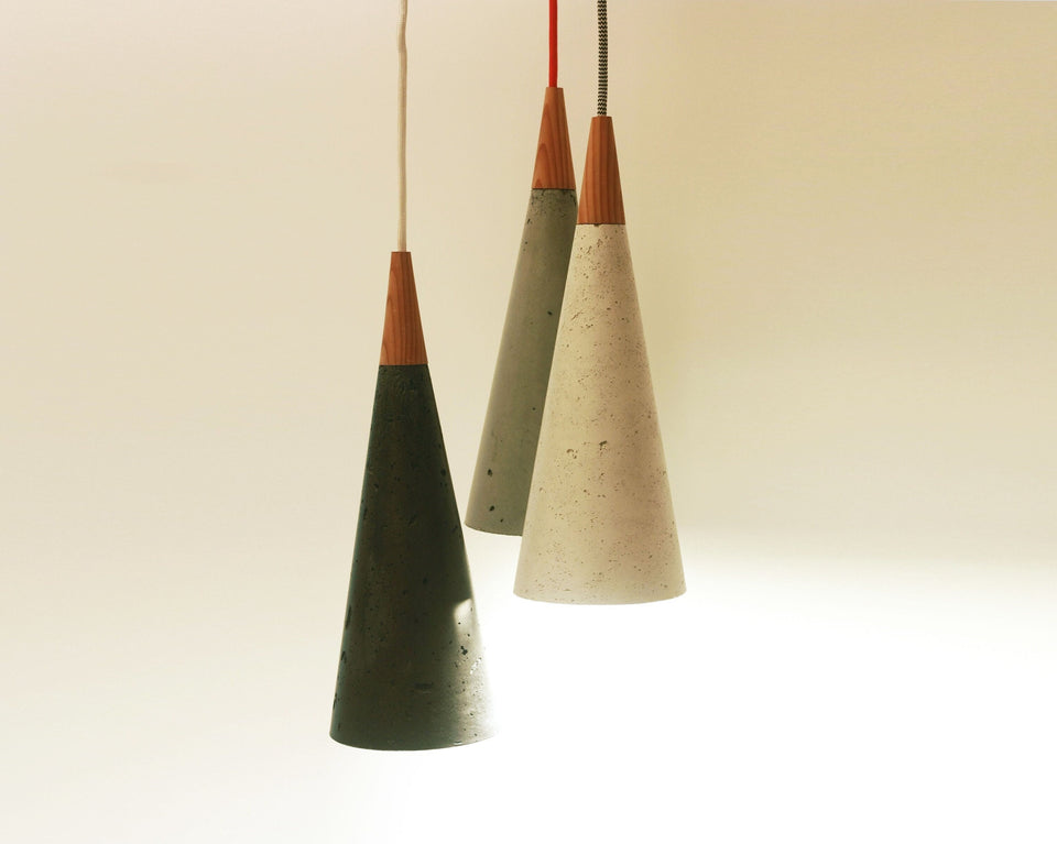 Concrete Cone Lamp