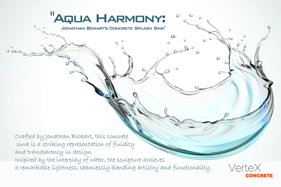 Modern Concrete Sink Drop, Handmade, UHPC, Waterproof, Customizable Dim, Modern Luxury Bathroom Ideas, interior design, Concrete Furniture.