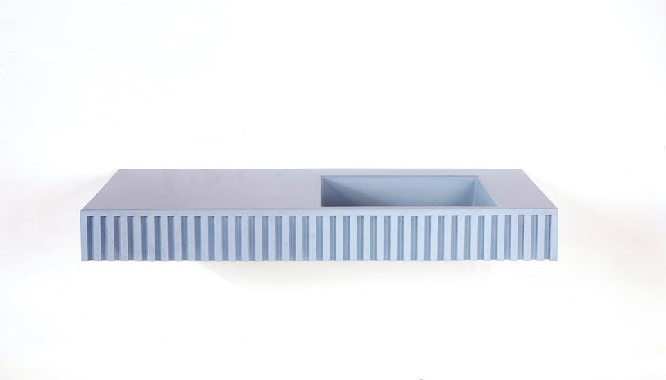 Modern Concrete Sink Strip, Handmade, UHPC, Waterproof, Customizable Dim, Modern Luxury Bathroom Ideas, interior design, Concrete Furniture.