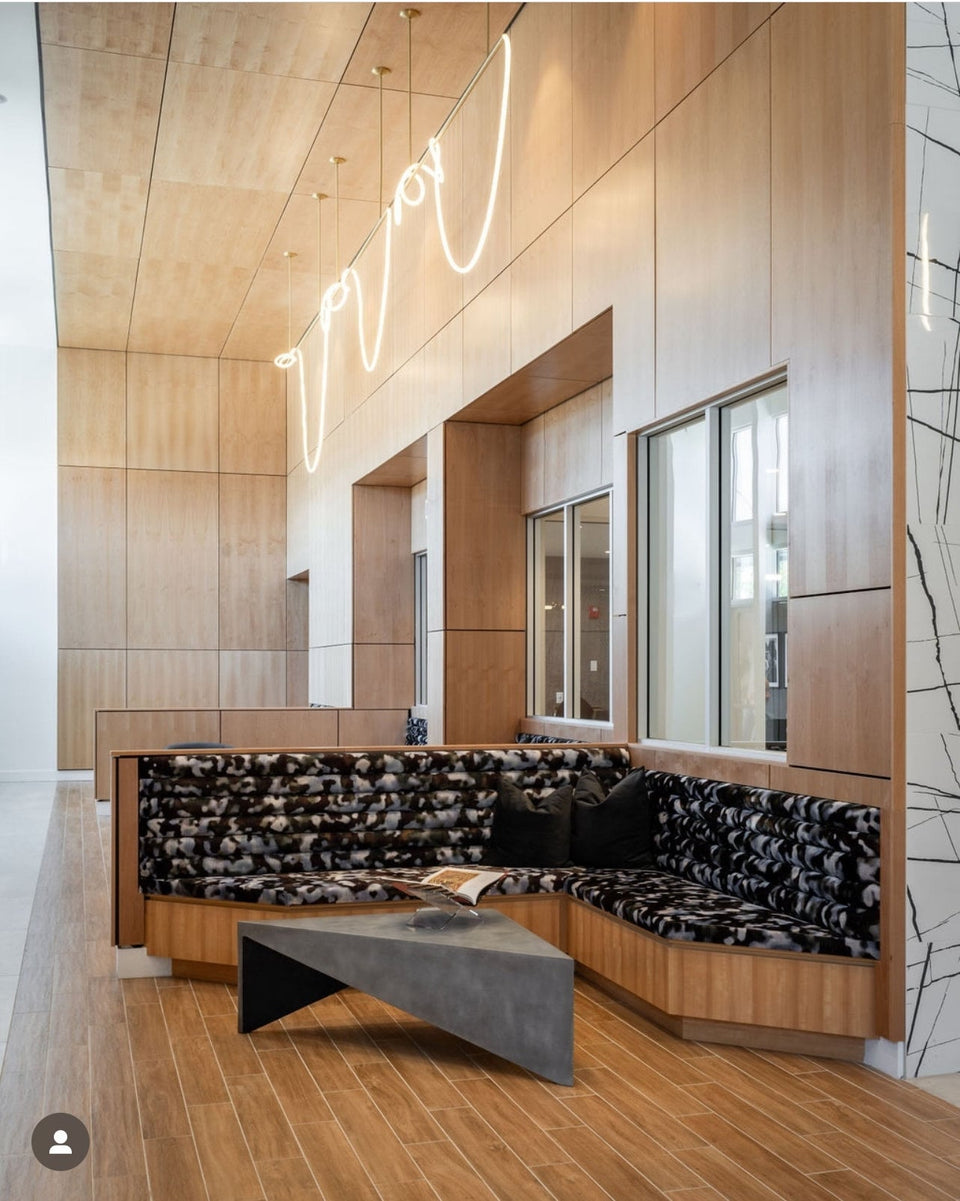 Bermuda Concrete Coffee Table- Equilateral Triangle 36, indoor/outdoor coffee table, handmade, Modern/unique coffee Table, Custom size table