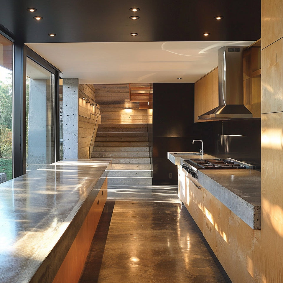 Unique custom concrete kitchen and bath countertops and accessories in modern and rustic styles. simple, ConcreteDesign, Modern HomeDecor.