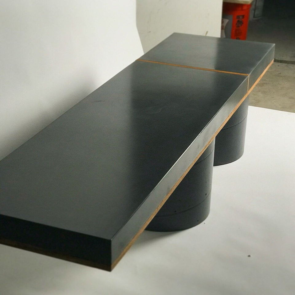 Concrete Kitsugi Bench - Slab Design
