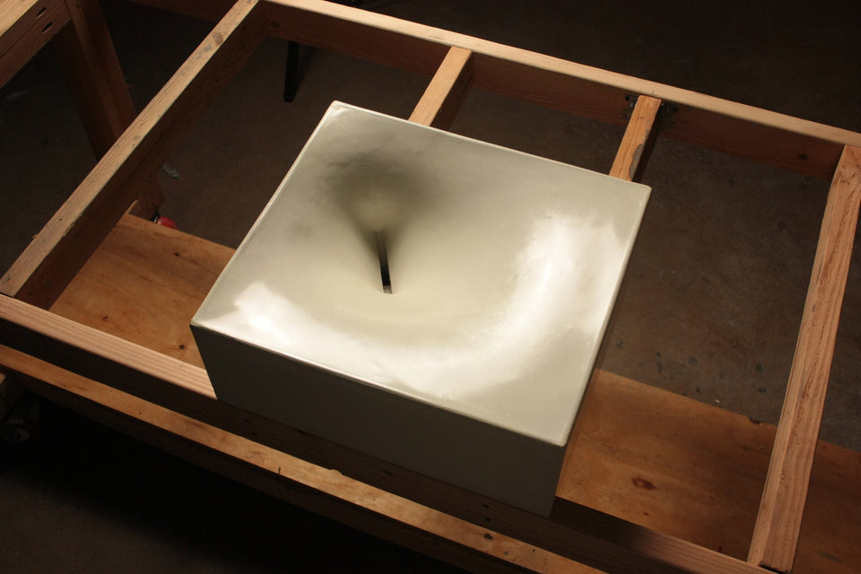 Concrete Sink Vortex Pedestal/Over mount