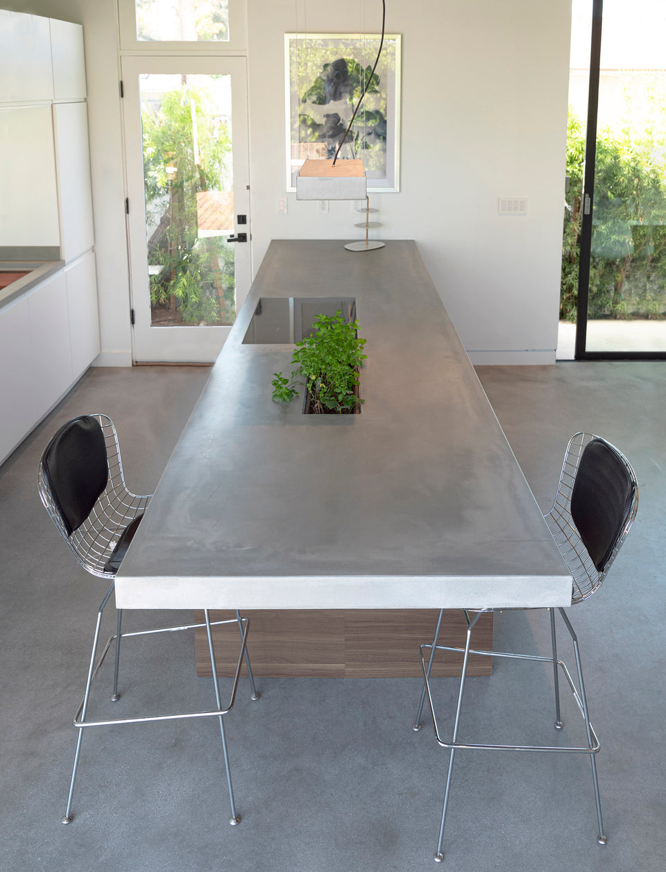Modern Custom Concrete Countertop