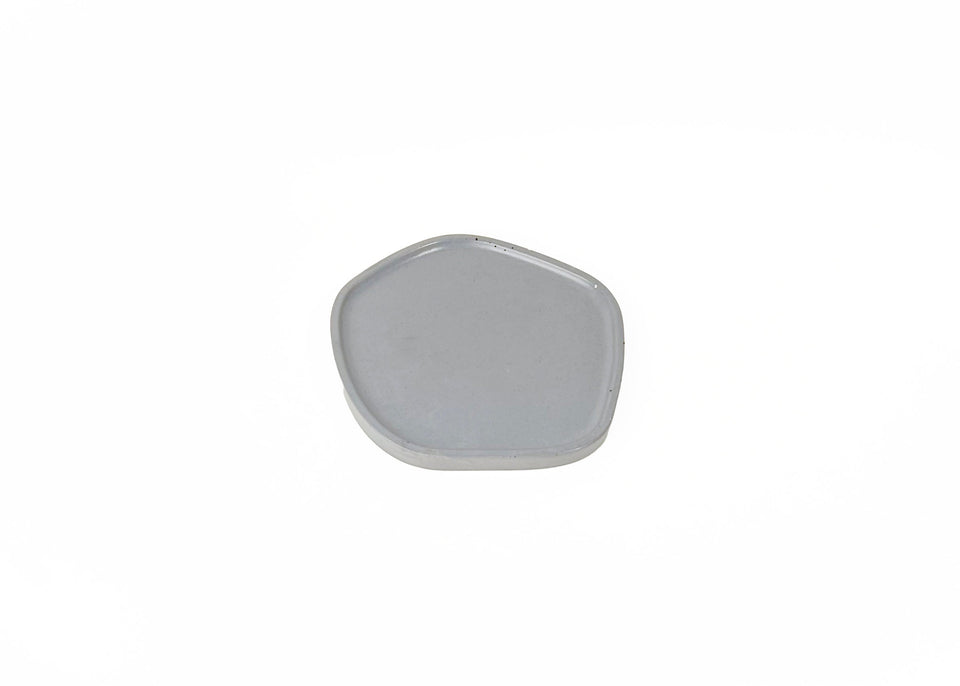 small Gray concrete organic-shaped tray pictured