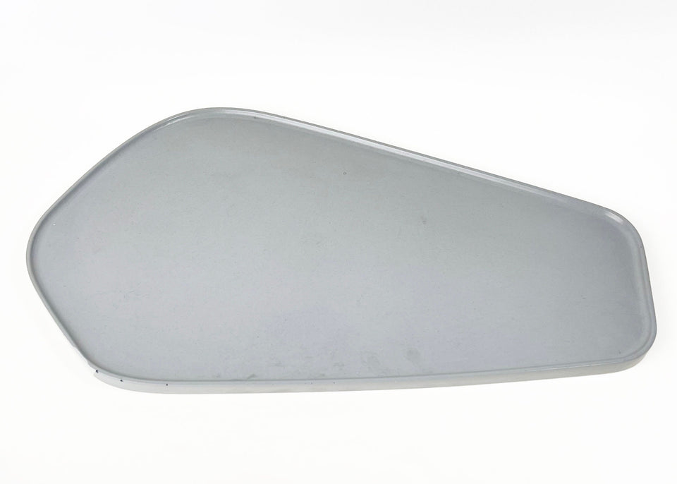 Large Gray concrete organic-shaped tray pictured