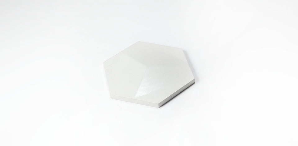 3D Concrete Hexagon Tiles Custom Set