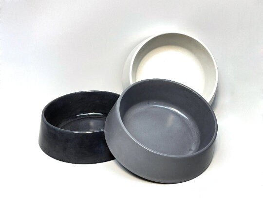 Handmade dog bowl, Eco-friendly, Waterproof Concrete Dog Bowl: Handcrafted Pet Feeding Solution with Sustainability in Mind