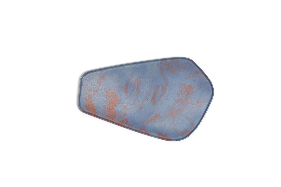 LIMITED EDITION! Organic Shaped Colored Concrete Trays