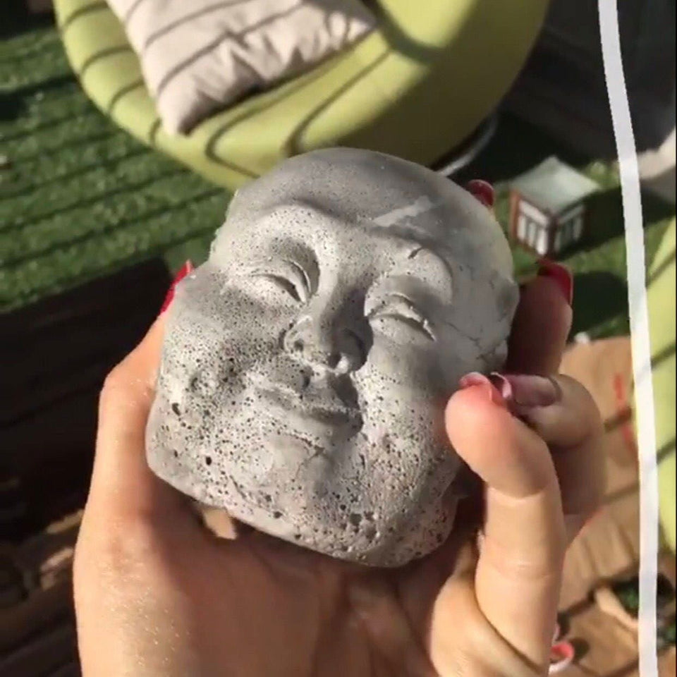 Concrete Buddha Four Face